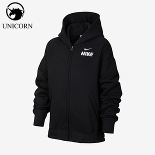 大童连帽针织刺绣外套IR0115 Nike 款 2025冬季 010 耐克正品