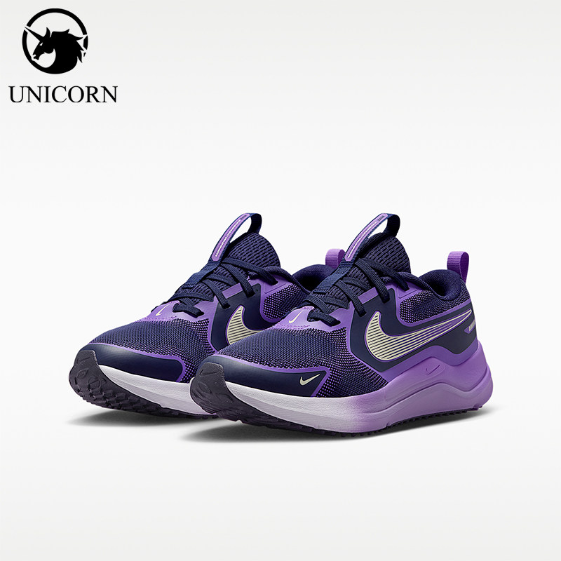 Nike/耐克正品CosmicRuner新款儿童蓝紫色鞋经典跑步鞋IQ9861-402