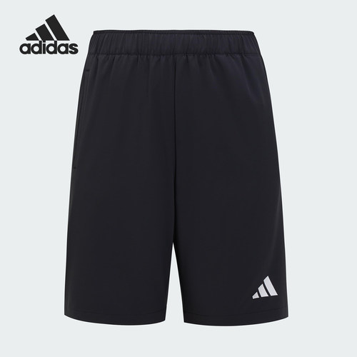 Adidas/阿迪达斯正品WV SHORTS儿童透气运动宽松短袖KG3130