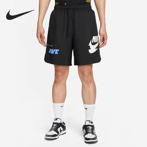 Nike/耐克正品新款休闲透气男子系带运动五分短裤DM6880-010