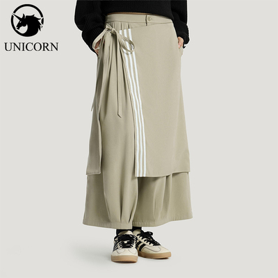 Adidas/阿迪达斯正品2025冬季款女士日常运动时尚宽松长裤KS5335