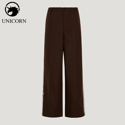 Adidas/阿迪达斯正品三叶草男士直筒运动经典复古梭织长裤KU5617