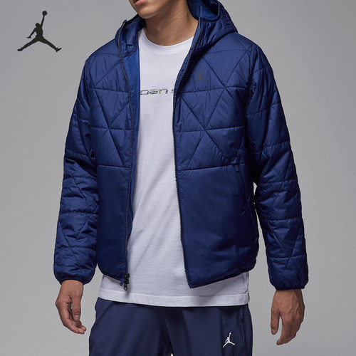 Nike/耐克正品Jordan男士简约复古运动保暖经典棉服FZ3163-492