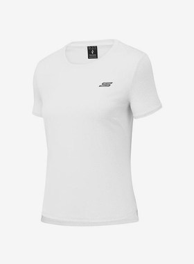Skechers/斯凯奇正品夏季款女士透气印花针织短袖T恤衫P225W016