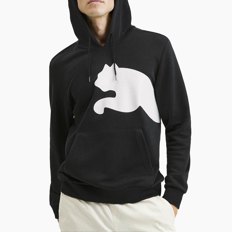 PUMA/彪马正品新款男子春秋休闲连帽拼色卫衣Big Logo 580566