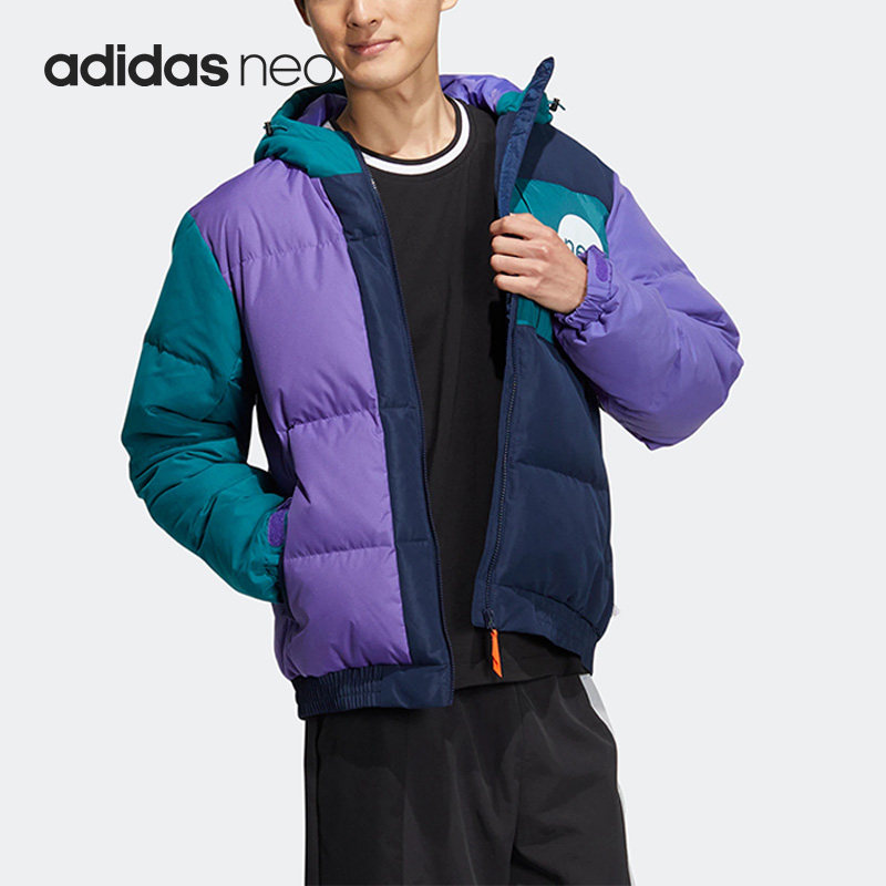 Adidas/阿迪达斯官方正品neo U VBE JACKET DW2情侣羽绒服HN4781