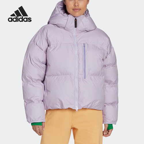 Adidas/阿迪达斯官方正品Stella Mc女子保暖运动连帽棉服HI6078