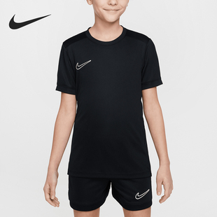 T恤HJ3716 Nike 大童足球运动休闲短袖 2025新款 010 耐克正品
