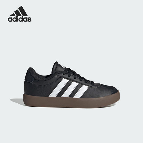 Adidas阿迪达斯正品VL COURT 3.0经典舒适低帮儿童款板鞋IE3630
