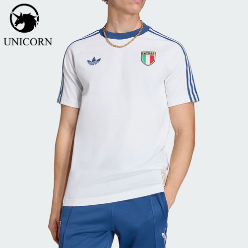 Adidas/阿迪达斯正品ITALY T-SHIRT男士足球短袖T恤KC6611