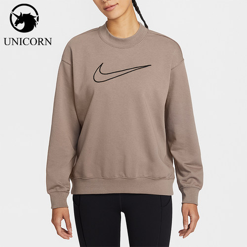 Nike/耐克正品女士经典套头时尚休闲跑步运动卫衣DQ5543-233
