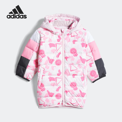 Adidas/阿迪达斯正品新款冬季保暖婴童印花休闲羽绒服HM9637