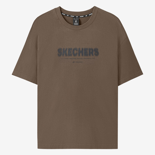 Skechers斯凯奇正品儿童款运动生活系列短袖T恤L225U057-05HT