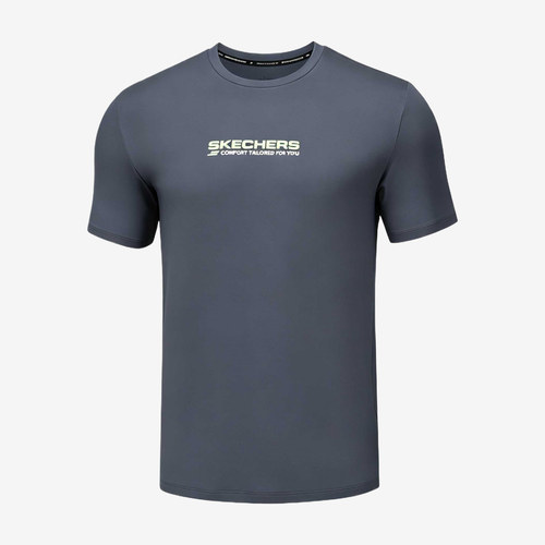 Skechers斯凯奇正品GO DRI男短袖圆领透气运动T恤P226M111-026R