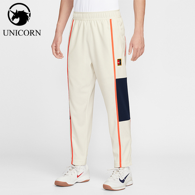 Nike/耐克正品Court Heritage男士锥形针织网球长裤FZ6929-133