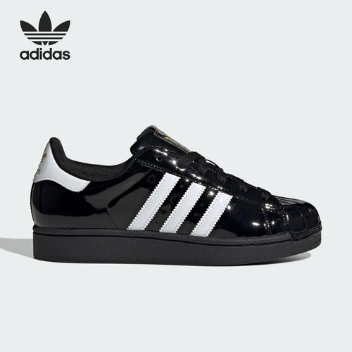 Adidas/阿迪达斯官方正品三叶草女士重流低帮贝壳头板鞋JS4009