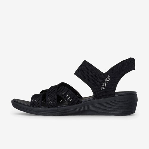 Skechers斯凯奇正品Arya Cooling Off女款休闲运动凉鞋163524-BBK