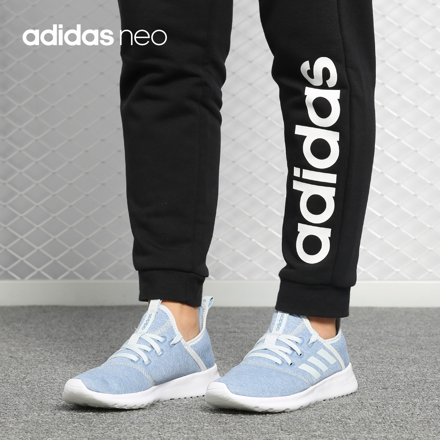 Adidas/阿迪达斯正品春夏新款 NEO 女子休闲运动跑步鞋DB0707