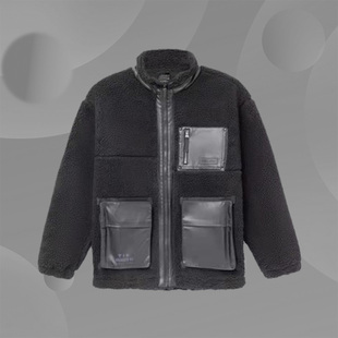 AFDR773 星球大战羊羔毛宽松保暖上衣夹克 李宁外套男冬季 新款