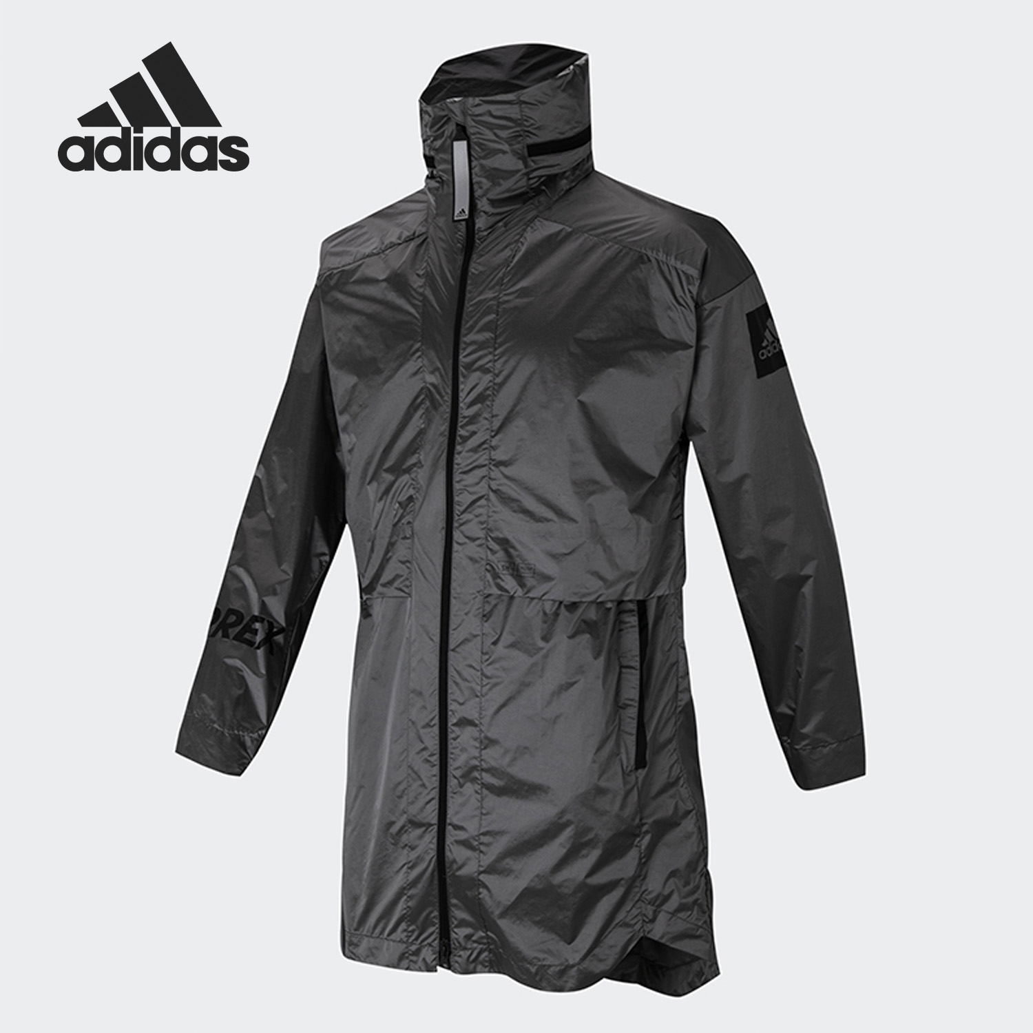 Adidas/阿迪达斯正品男子舒适立领运动休闲夹克外套 GN1893