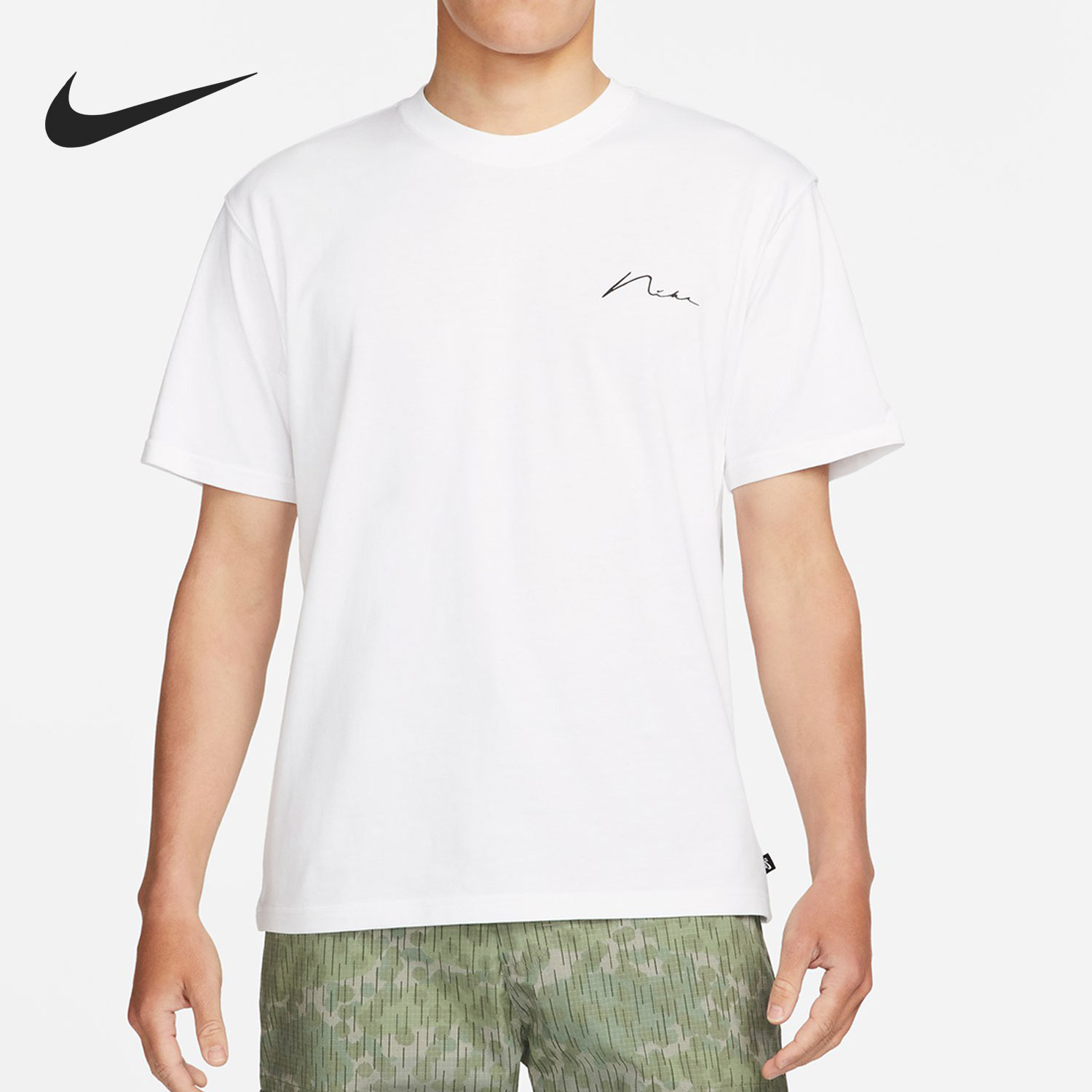 Nike/耐克正品夏季男子SB滑板运动休闲涂鸦透气T恤DR7768-100