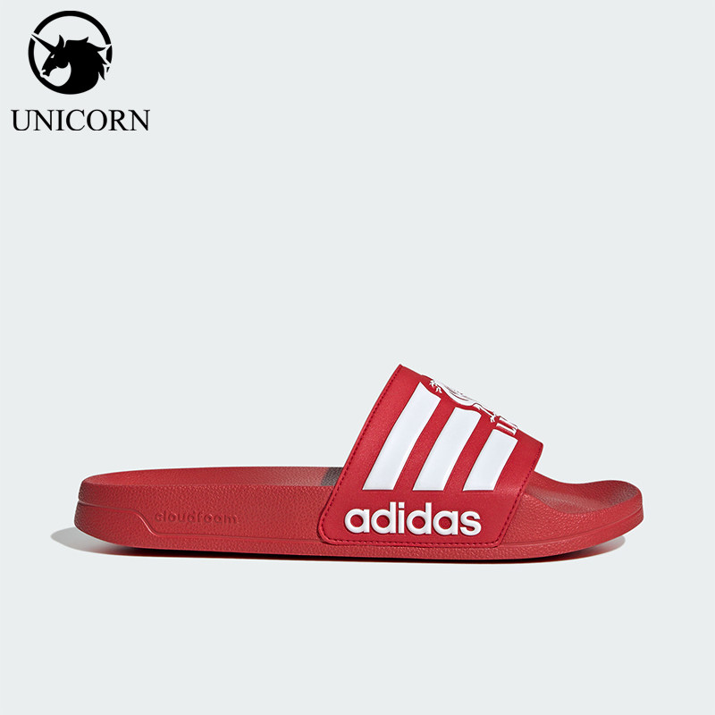 Adidas/阿迪达斯正品夏季男女防滑利物浦休闲轻便运动拖鞋JS4965
