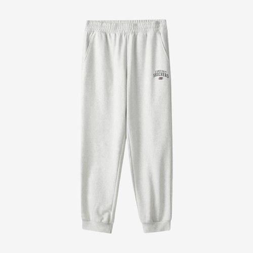 Skechers斯凯奇正品男束脚中腰松紧针织运动长裤L324M058-0248