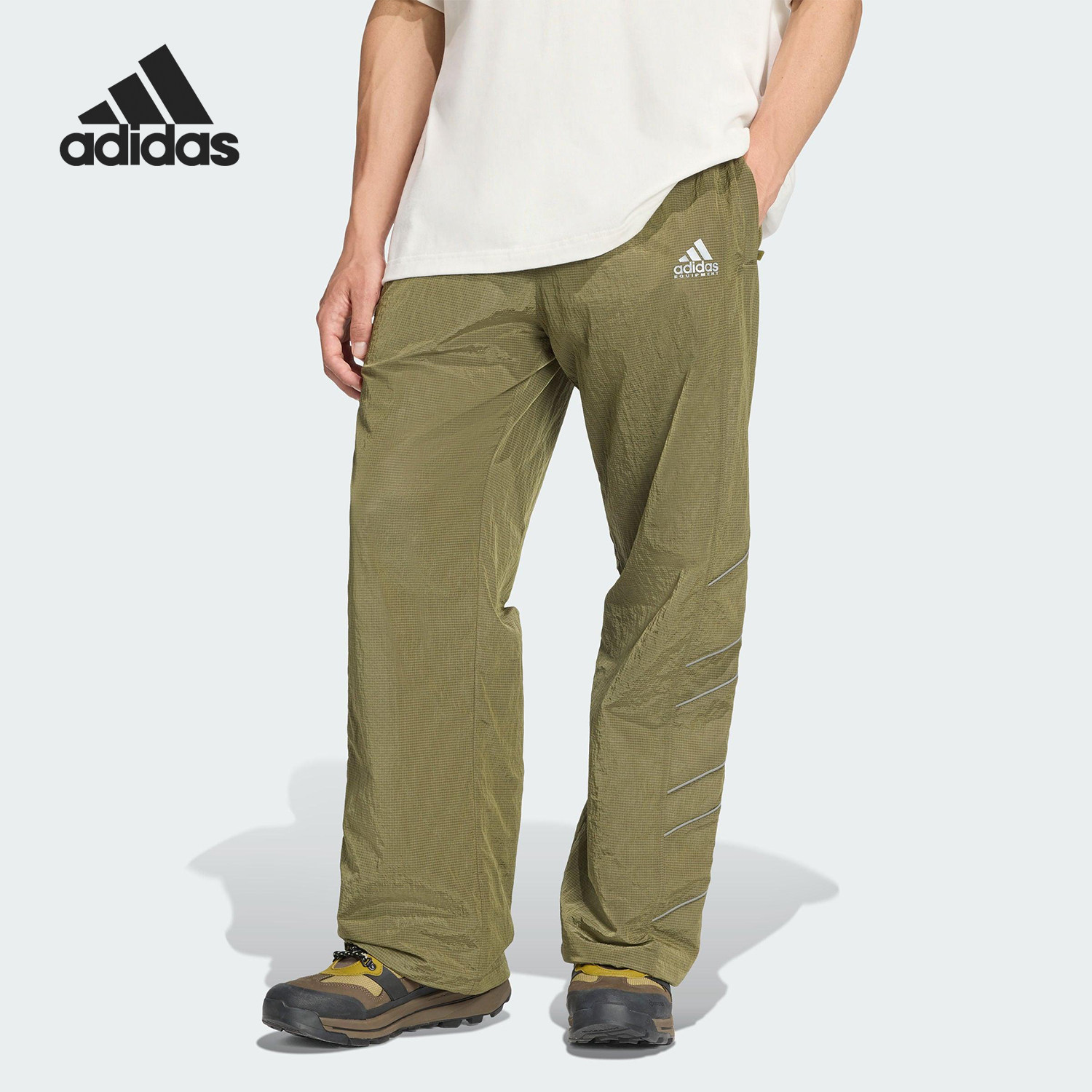 Adidas/阿迪达斯官方正品2025男士经典足球风宽松训练长裤JX1456