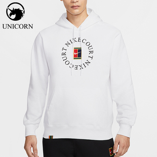 Nike/耐克正品2025秋季款男士日常连帽套头刺绣卫衣HM6760-100