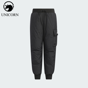 DOWN Adidas 阿迪达斯正品 KB5132 PANT儿童休闲保暖束脚羽绒裤