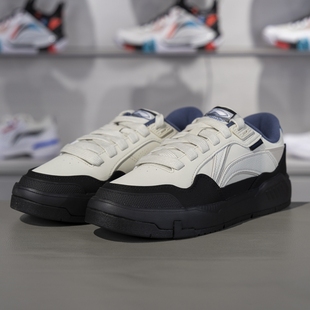 AGCU157 80s男子舒适百搭复古低帮防滑运动板鞋 COMMON 李宁正品