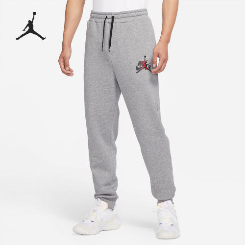 Nike/耐克正品JORDAN 男子运动保暖加绒束脚长裤DH9503-091