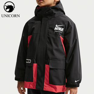 款 Nike 耐克正品 2026春季 010 小童三合一连帽运动外套IV4755