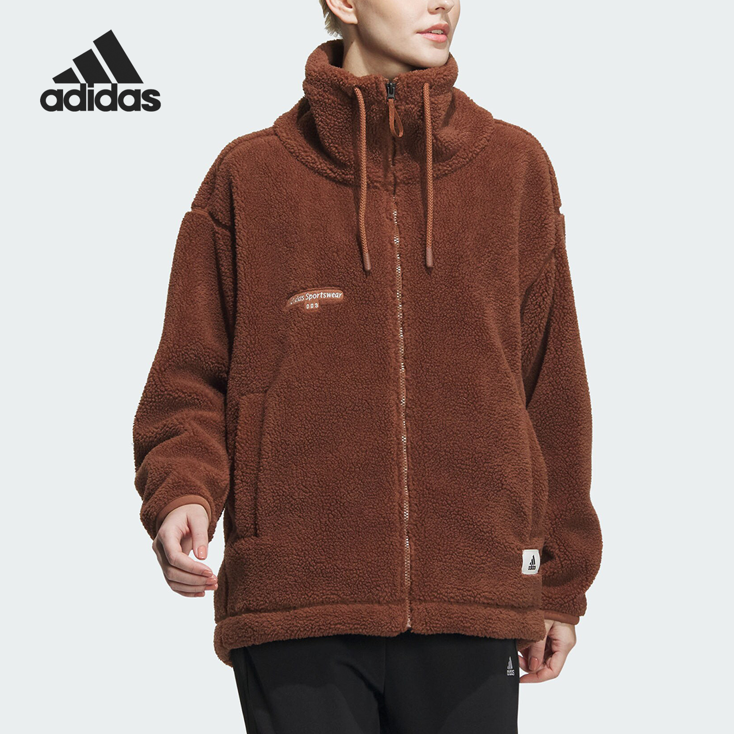 Adidas/阿迪达斯正品冬季新款女子加绒保暖外套IP7058