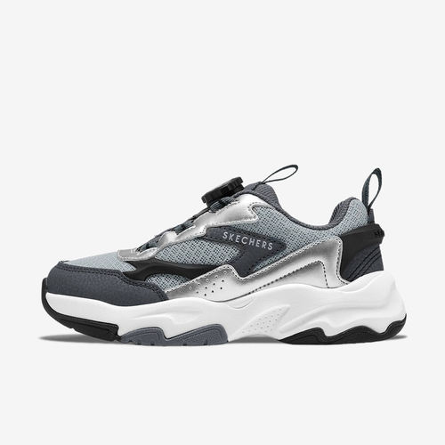 Skechers斯凯奇正品BOYS大童低帮运动舒适百搭休闲鞋405323L-SIL