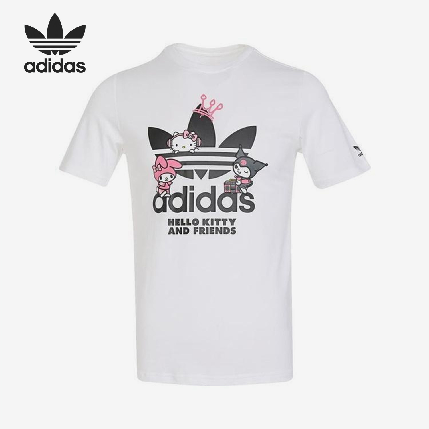 Adidas/阿迪达斯正品三叶草大童舒适透气运动休闲短袖IT7920
