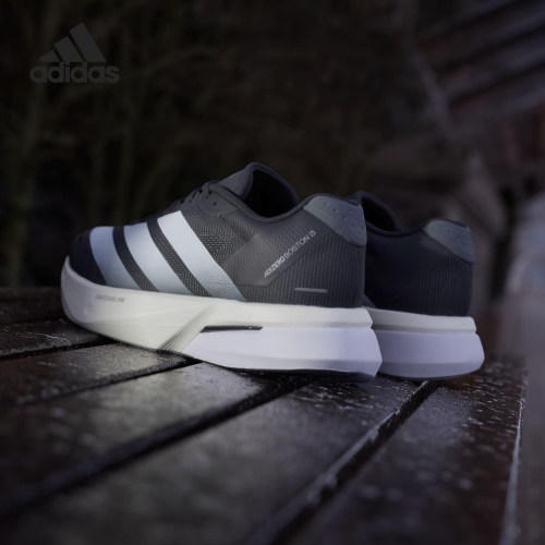 Adidas/阿迪达斯官方正品2025夏季款男士系带比赛跑步鞋JS4938