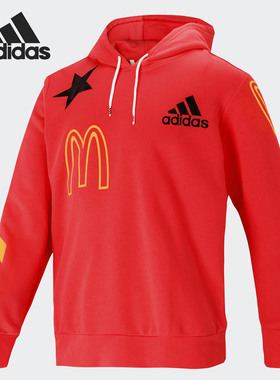 Adidas/阿迪达斯正品夏季新款男子运动休闲套头卫衣GE4998