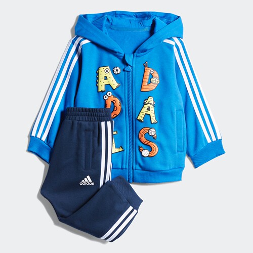 Adidas/阿迪达斯正品新男婴童IN F FZ HD SET长袖套服DW5907