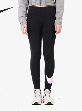 Nike/耐克正品新款SPORTSWEAR LEG-A-SEE SWOOSH女子紧身裤AR3510