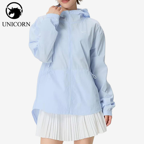 Nike/耐克正品连帽纯色舒适长袖夹克新款经典夹克外套IF1167-412