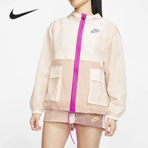 Nike/耐克正品SPORTSWEAR ICON CLASH女子梭织连帽夹克外套CJ2296
