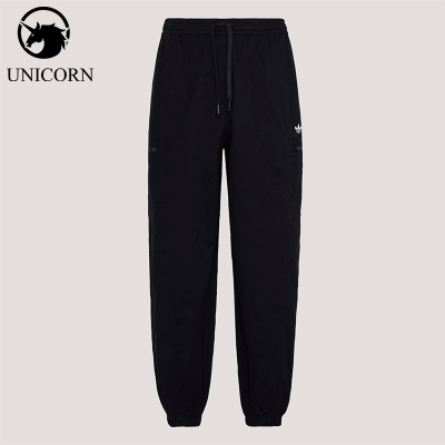 Adidas/阿迪达斯正品三叶草男士系带亲肤梭织运动裤KY5771