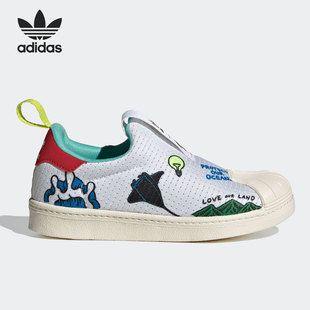 新款 Adidas 阿迪达斯正品 三叶草当季 FX4920 儿童低帮透气运动鞋