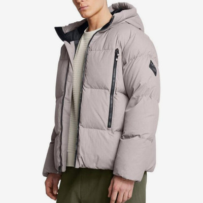UA/安德玛正品冬季男士宽松拉链简约保暖经典羽绒服1384641-015