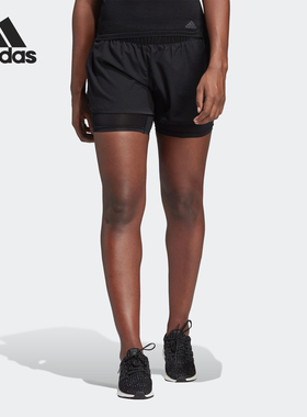 Adidas/阿迪达斯正品19 M10 Short W 女跑步系列 运动短裤 CY5712