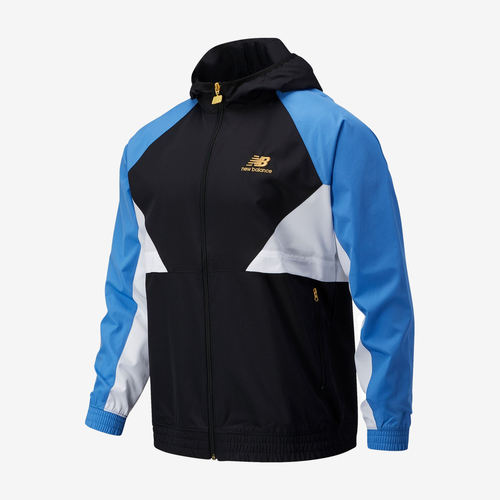 New Balance新百伦正品男拼接连帽日常出行夹克AMJ03502-FCB