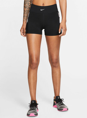 Nike耐克正品Pro3女新款透气训练跑步运动休闲紧身短裤BV3374-010