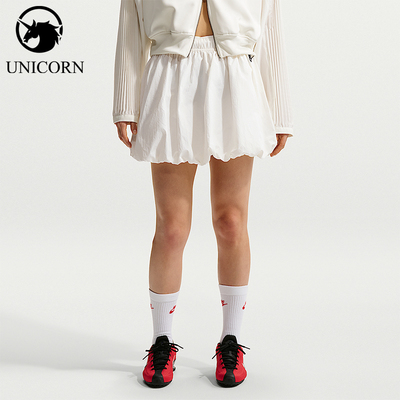 Nike/耐克正品Sportswear女士简约宽松泡泡边半身裙IQ0062-133