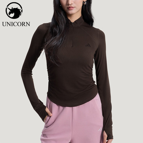 Adidas/阿迪达斯官方正品SFL LS TEE女士修身透气长袖T恤KH2643